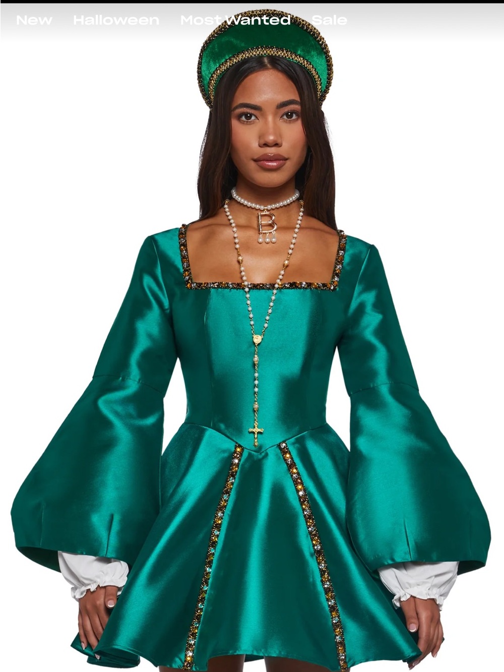 DollsKill Tudor Girl/Anne Boleyn Costume